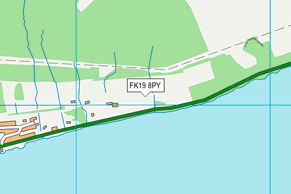 FK19 8PY map - OS VectorMap District (Ordnance Survey)