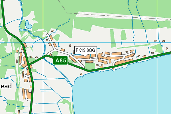 FK19 8QG map - OS VectorMap District (Ordnance Survey)