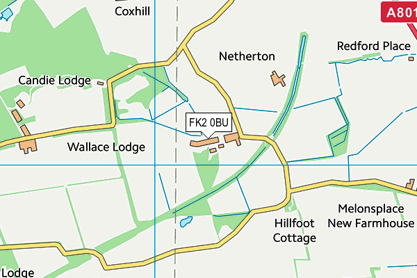 FK2 0BU map - OS VectorMap District (Ordnance Survey)