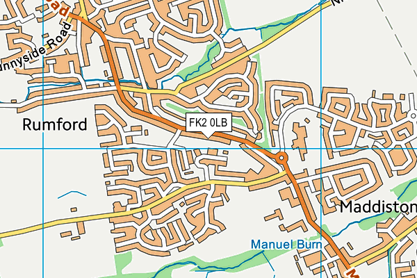 FK2 0LB map - OS VectorMap District (Ordnance Survey)