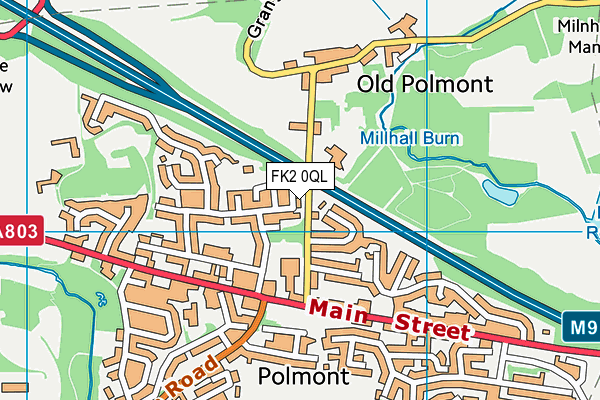 FK2 0QL map - OS VectorMap District (Ordnance Survey)