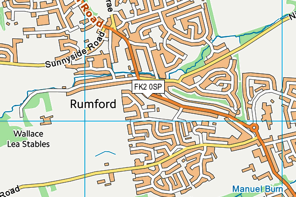 FK2 0SP map - OS VectorMap District (Ordnance Survey)