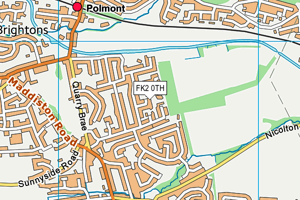 FK2 0TH map - OS VectorMap District (Ordnance Survey)