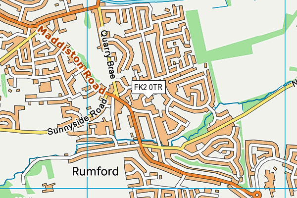 FK2 0TR map - OS VectorMap District (Ordnance Survey)