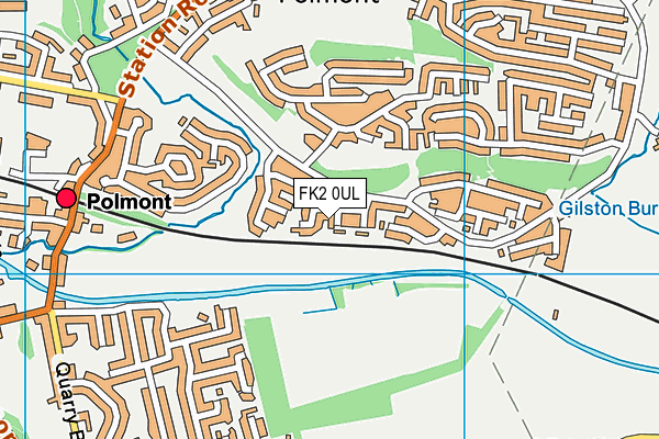 FK2 0UL map - OS VectorMap District (Ordnance Survey)