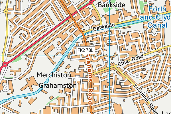 FK2 7BL map - OS VectorMap District (Ordnance Survey)