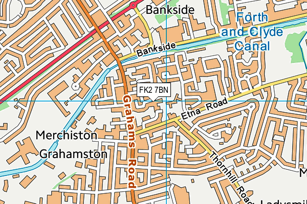 FK2 7BN map - OS VectorMap District (Ordnance Survey)
