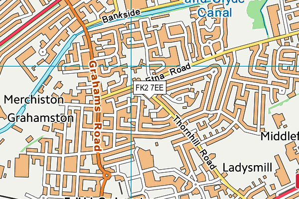 FK2 7EE map - OS VectorMap District (Ordnance Survey)