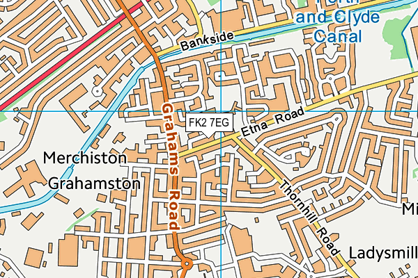 FK2 7EG map - OS VectorMap District (Ordnance Survey)