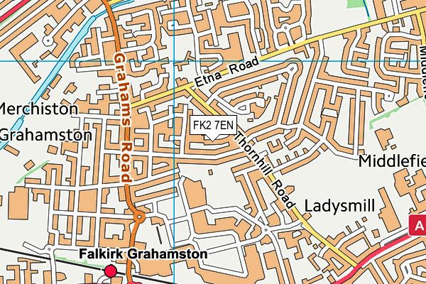 FK2 7EN map - OS VectorMap District (Ordnance Survey)
