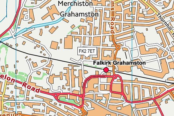 FK2 7ET map - OS VectorMap District (Ordnance Survey)