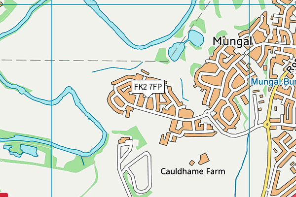 FK2 7FP map - OS VectorMap District (Ordnance Survey)