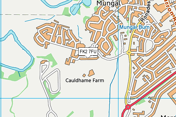 FK2 7FU map - OS VectorMap District (Ordnance Survey)