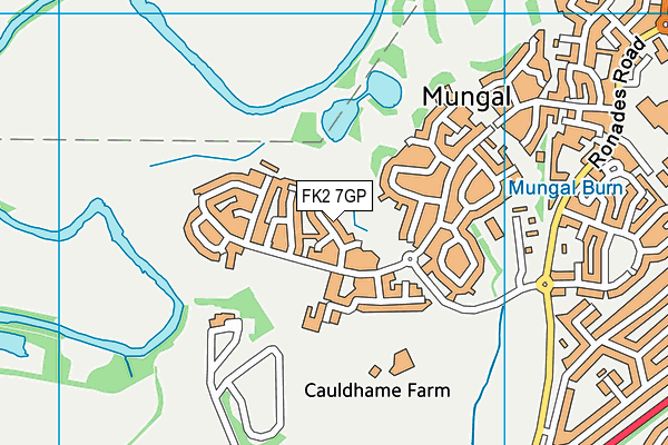 FK2 7GP map - OS VectorMap District (Ordnance Survey)