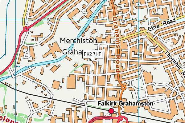 FK2 7HF map - OS VectorMap District (Ordnance Survey)