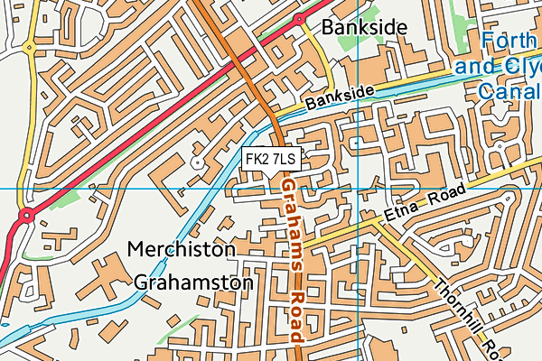 FK2 7LS map - OS VectorMap District (Ordnance Survey)