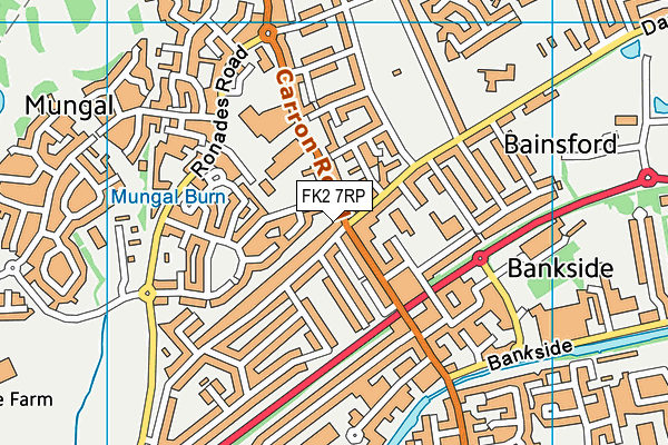 FK2 7RP map - OS VectorMap District (Ordnance Survey)