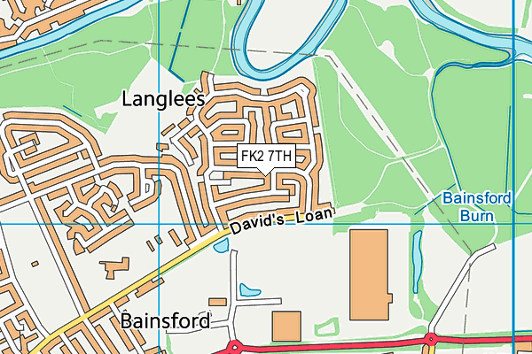 FK2 7TH map - OS VectorMap District (Ordnance Survey)