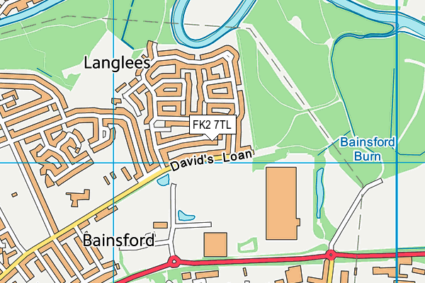 FK2 7TL map - OS VectorMap District (Ordnance Survey)
