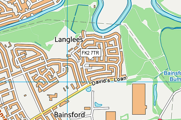 FK2 7TR map - OS VectorMap District (Ordnance Survey)