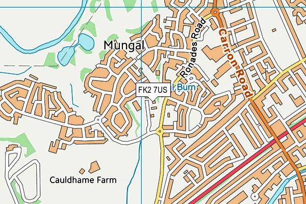 FK2 7US map - OS VectorMap District (Ordnance Survey)