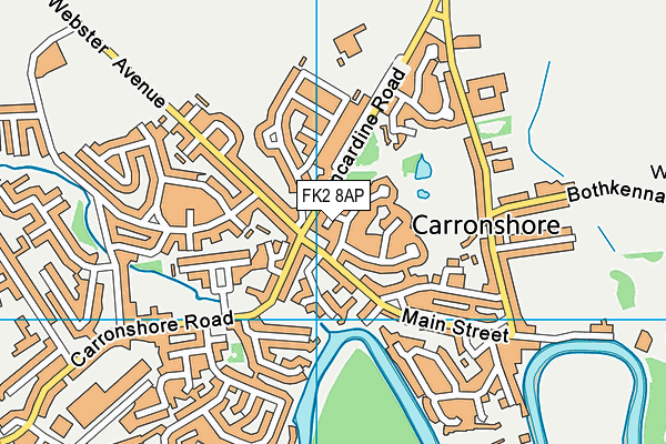 FK2 8AP map - OS VectorMap District (Ordnance Survey)