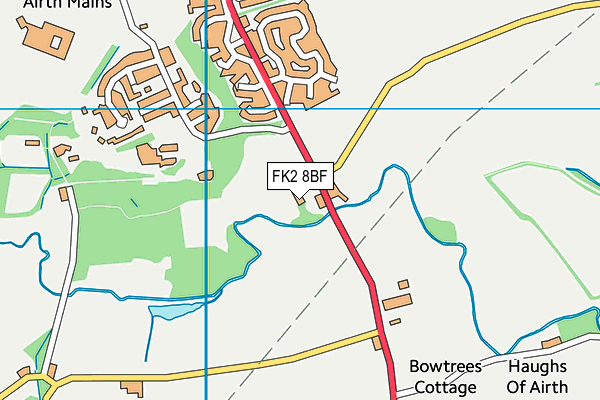 FK2 8BF map - OS VectorMap District (Ordnance Survey)