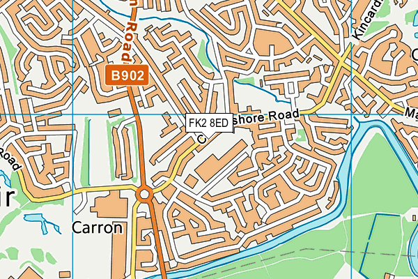 FK2 8ED map - OS VectorMap District (Ordnance Survey)