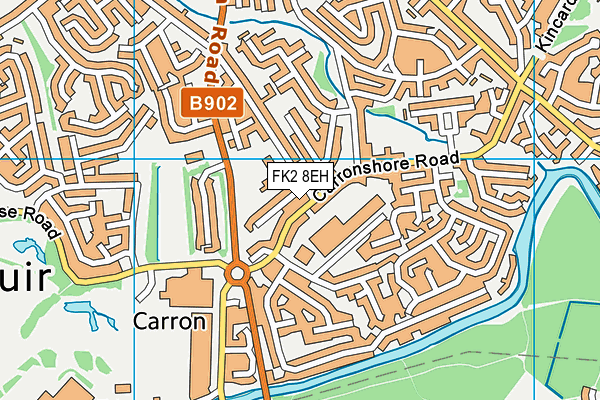 FK2 8EH map - OS VectorMap District (Ordnance Survey)