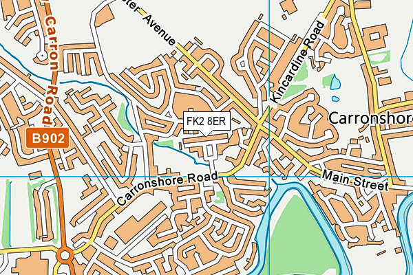 FK2 8ER map - OS VectorMap District (Ordnance Survey)