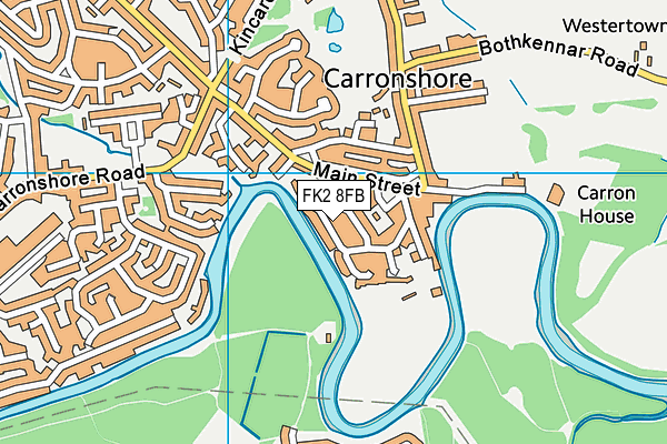 FK2 8FB map - OS VectorMap District (Ordnance Survey)