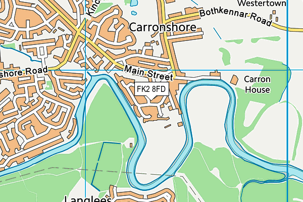 FK2 8FD map - OS VectorMap District (Ordnance Survey)