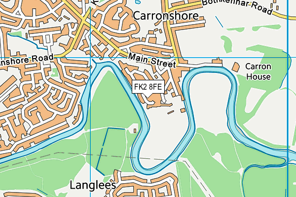 FK2 8FE map - OS VectorMap District (Ordnance Survey)