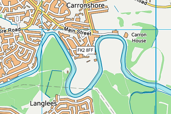 FK2 8FF map - OS VectorMap District (Ordnance Survey)