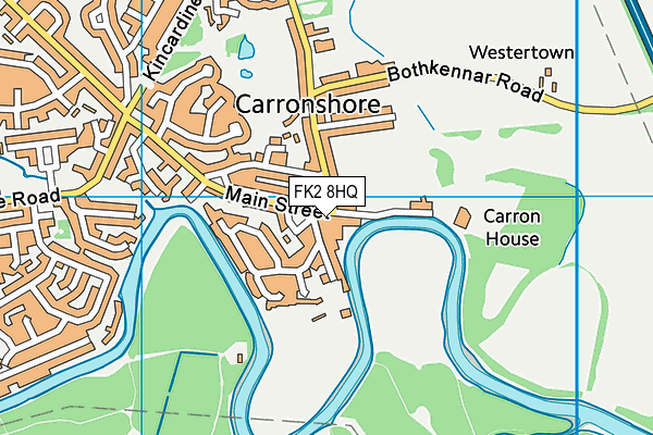 FK2 8HQ map - OS VectorMap District (Ordnance Survey)