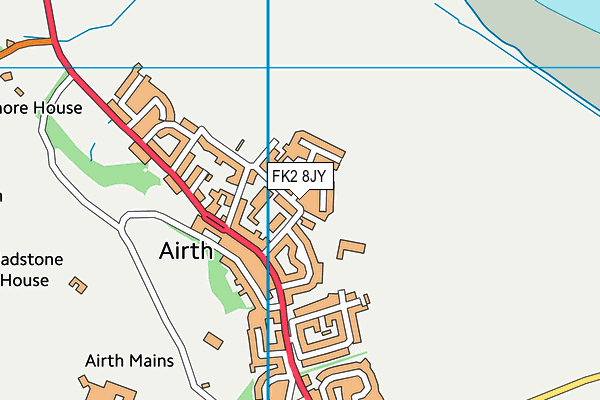 FK2 8JY map - OS VectorMap District (Ordnance Survey)