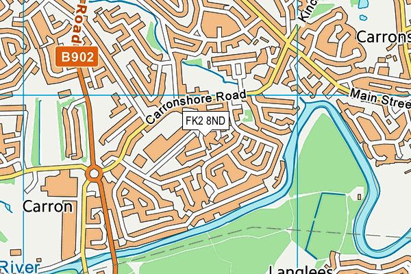 FK2 8ND map - OS VectorMap District (Ordnance Survey)