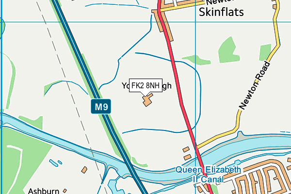 FK2 8NH map - OS VectorMap District (Ordnance Survey)