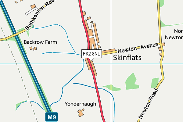 FK2 8NL map - OS VectorMap District (Ordnance Survey)