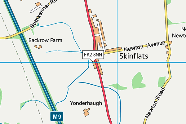 FK2 8NN map - OS VectorMap District (Ordnance Survey)