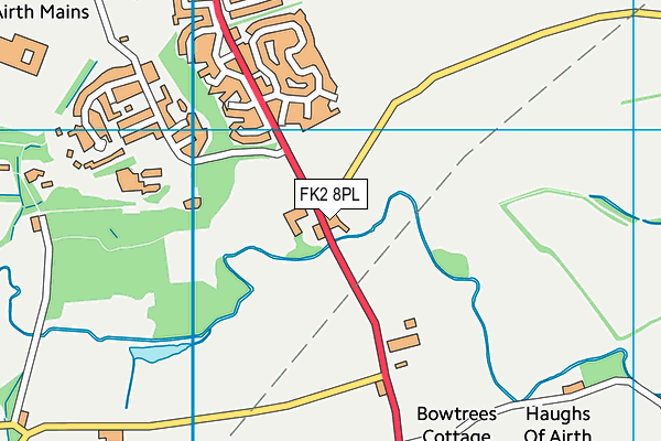 FK2 8PL map - OS VectorMap District (Ordnance Survey)