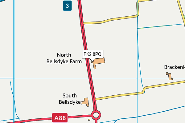 FK2 8PQ map - OS VectorMap District (Ordnance Survey)