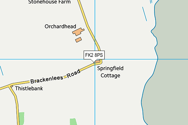 FK2 8PS map - OS VectorMap District (Ordnance Survey)