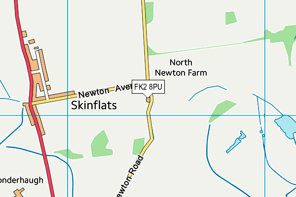 FK2 8PU map - OS VectorMap District (Ordnance Survey)