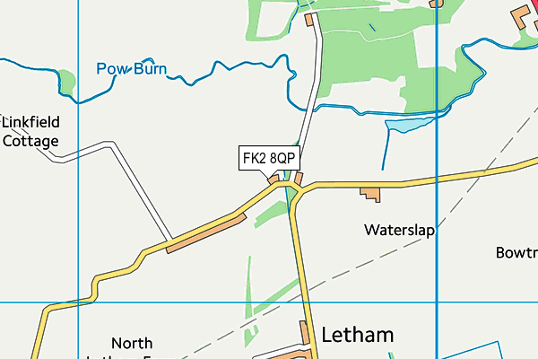 FK2 8QP map - OS VectorMap District (Ordnance Survey)