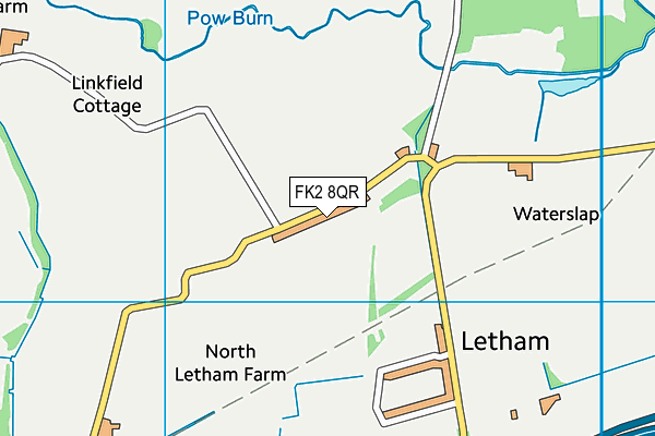 FK2 8QR map - OS VectorMap District (Ordnance Survey)