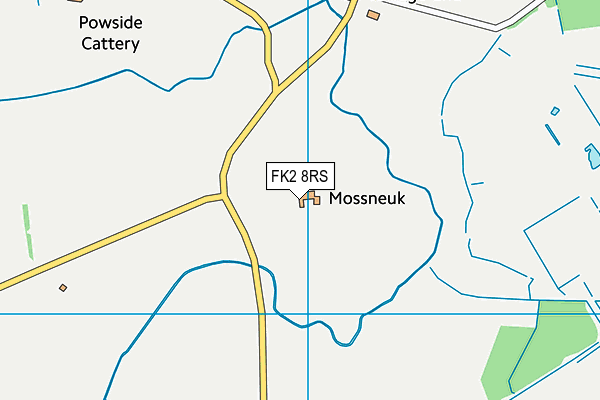 FK2 8RS map - OS VectorMap District (Ordnance Survey)