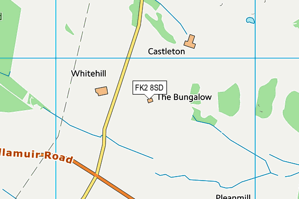 FK2 8SD map - OS VectorMap District (Ordnance Survey)