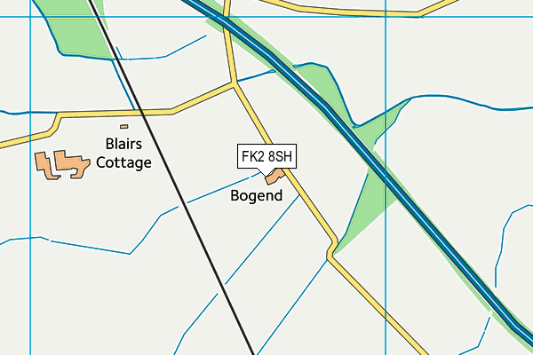 FK2 8SH map - OS VectorMap District (Ordnance Survey)