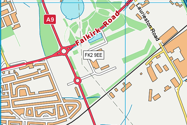 FK2 9EE map - OS VectorMap District (Ordnance Survey)
